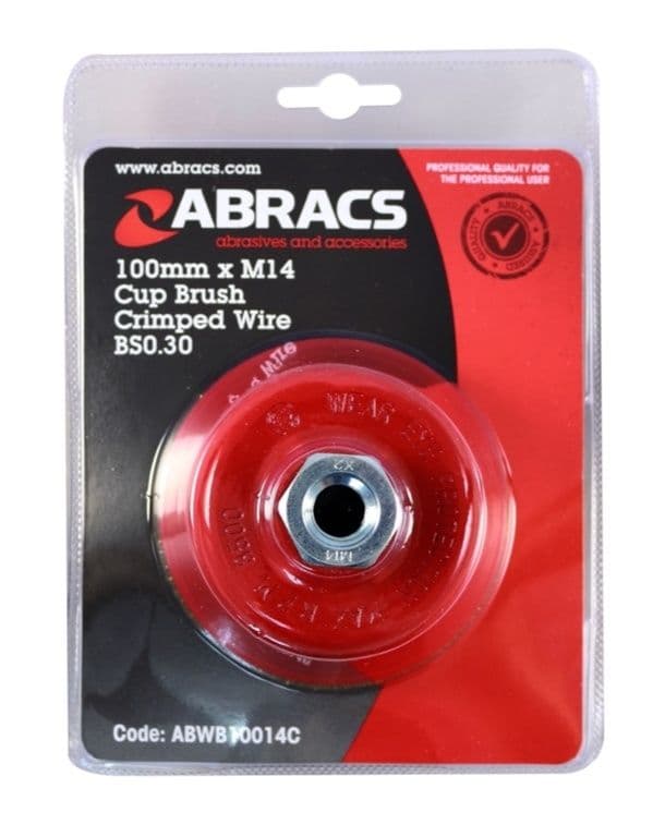 Abracs Crimp Wirebrush M14 - 100mm