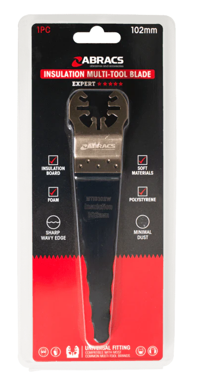 Abracs M/Tool Wavy Edge Insulation Blade - 102mm