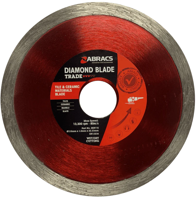 Abracs Tile & Ceramic Diamond Blade - 115mm x 7mm x 22.23mm