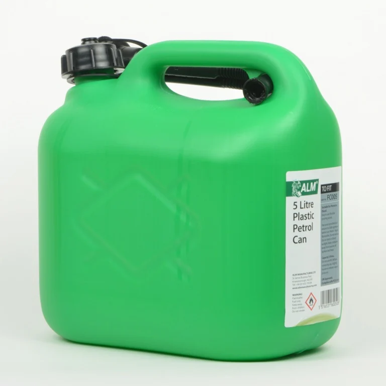 ALM Green Plastic Fuel Can - 5L