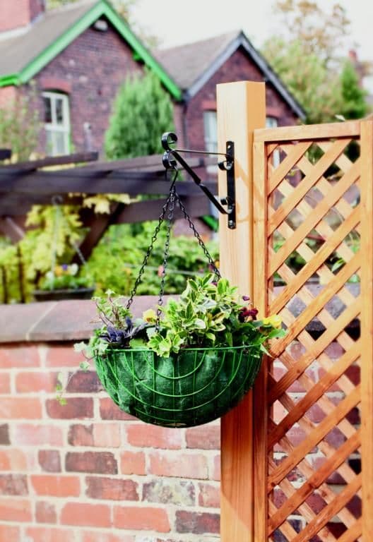 Ambassador Hanging Basket Bracket - 40cm/16" Black