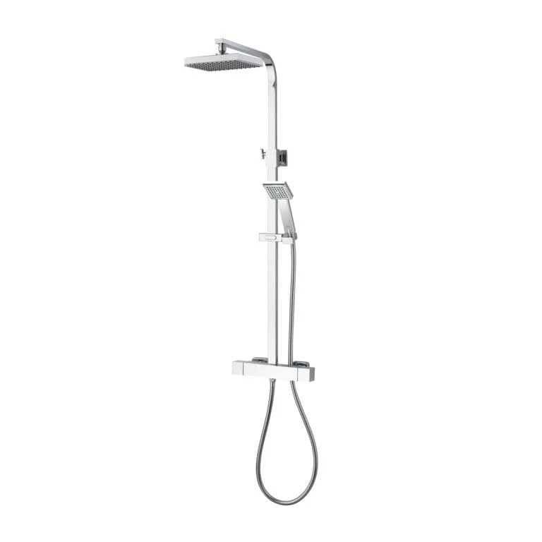 Aqualisa Square Valve Dual Mixer Shower - Chrome