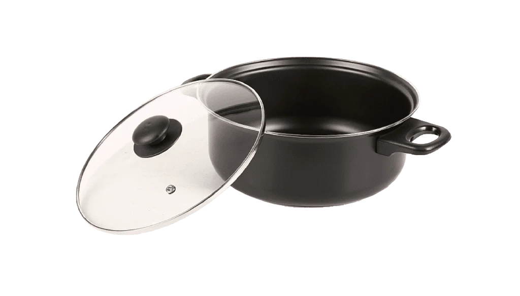 Basiks Carbon Steel Stock Pot - 24cm