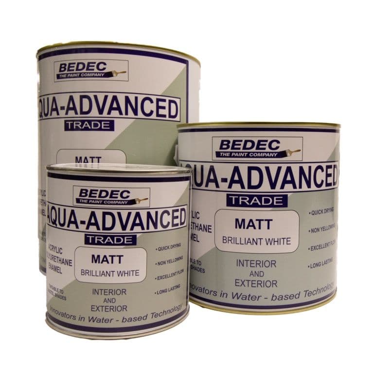 Bedec Aqua Advanced Matt 1L - Brilliant White