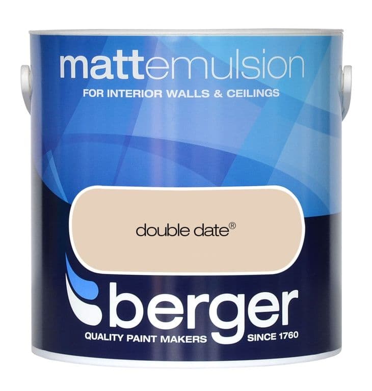 Berger Matt Emulsion 2.5L - Double Date