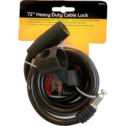 Blackspur Heavy Duty Cable Lock - 72"