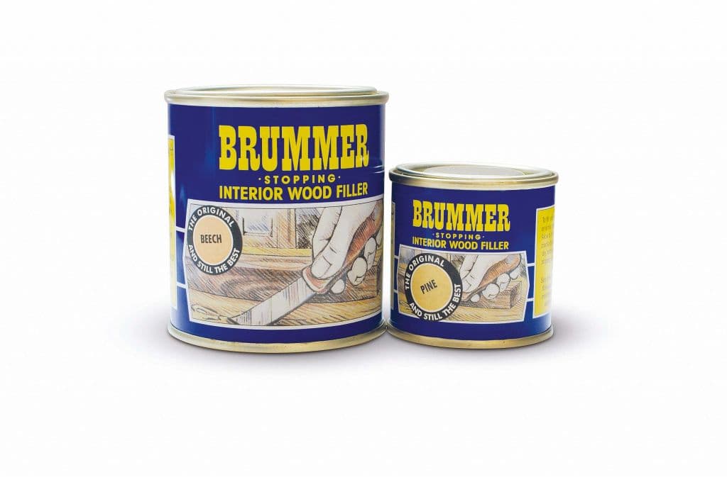 Brummer Yellow Label Interior Filler - 250g Med Mahogany