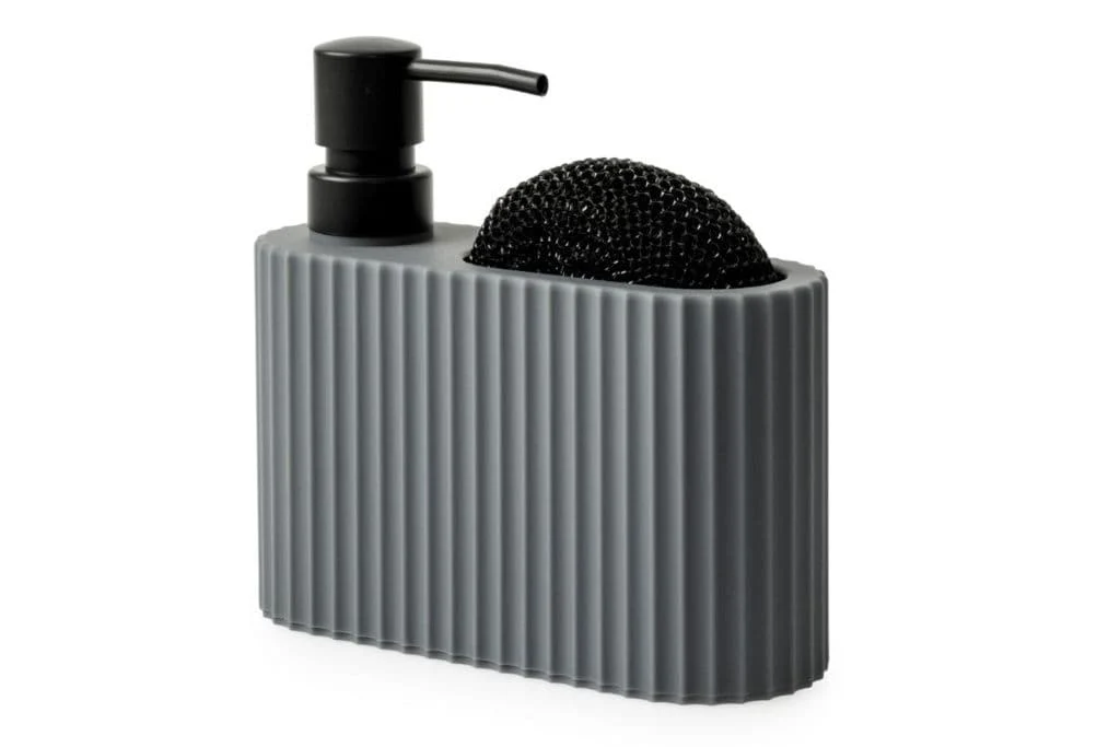 Casa & Casa Berkeley Soap Dispenser & Holder - Grey