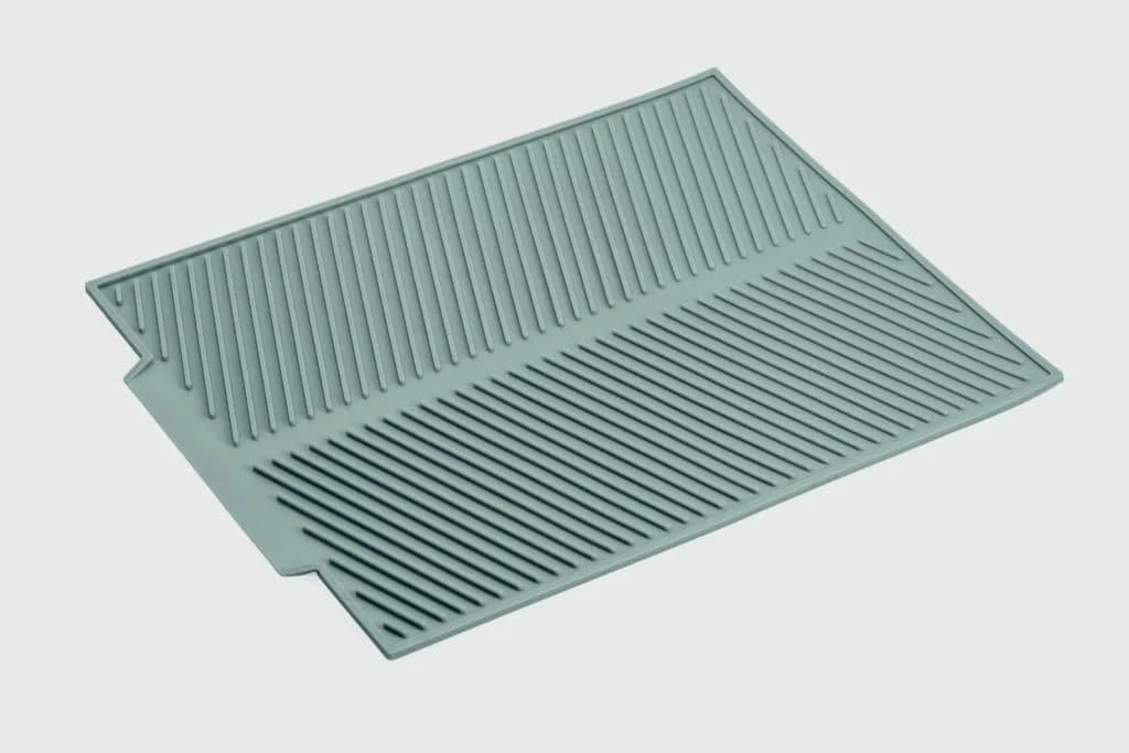 Casa & Casa Silicone Drying Mat Grey - 43 x 33cm