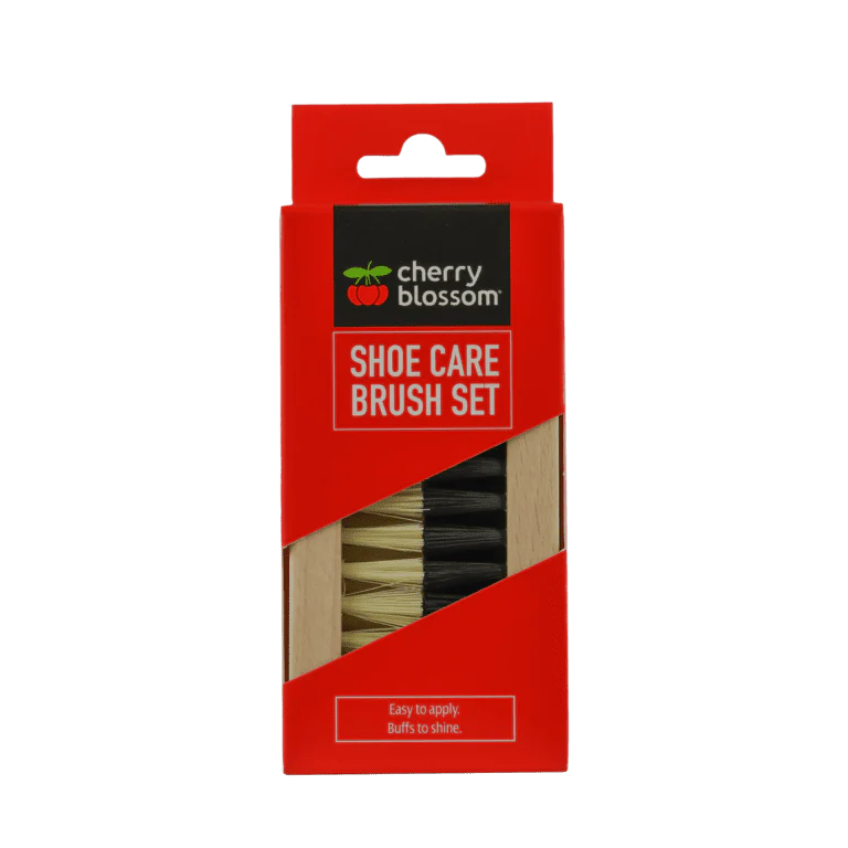 Cherry Blossom Shoe Care Brush Set