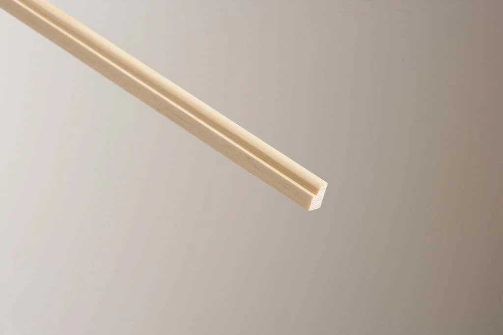 Cheshire Mouldings Glass Bead Pine - 9 x 15mm x 2.4m