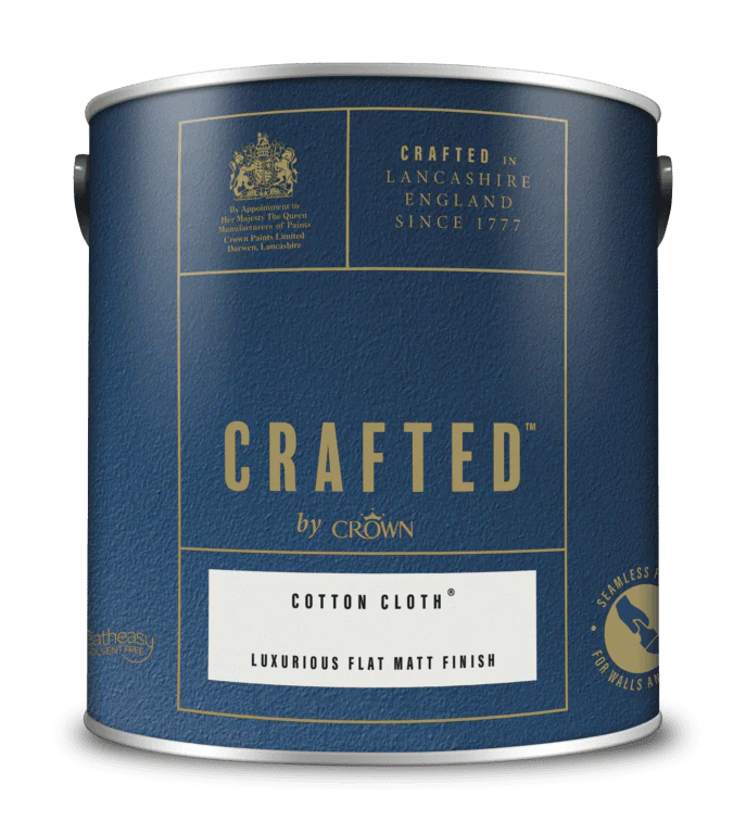 Crown Crafted Luxurious Flat Matt 2.5L - Cotton Cloth