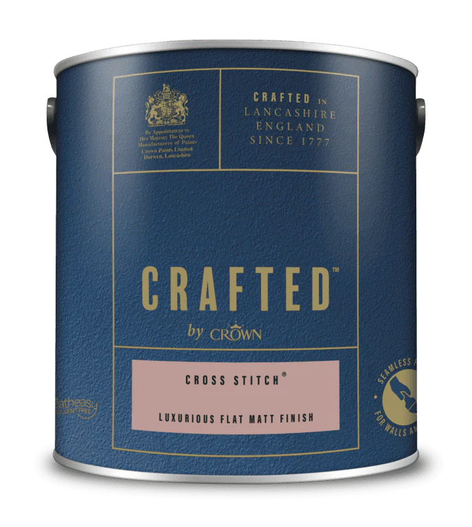 Crown Crafted Luxurious Flat Matt 2.5L - Cross Stitch