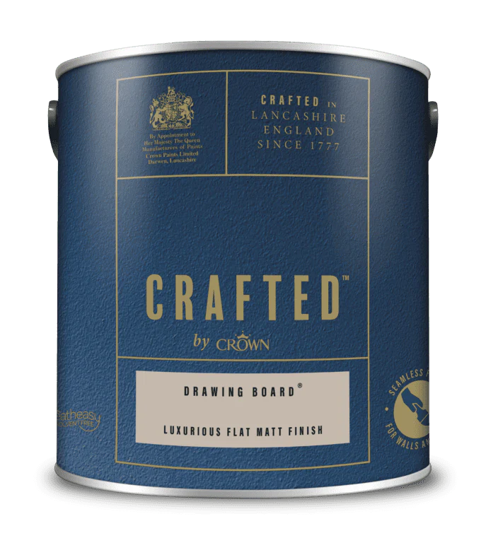 Crown Crafted Luxurious Flat Matt 2.5L - Drawing Board