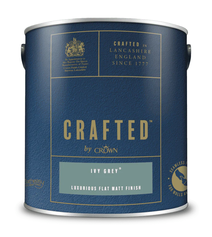 Crown Crafted Luxurious Flat Matt 2.5L - Ivy Grey