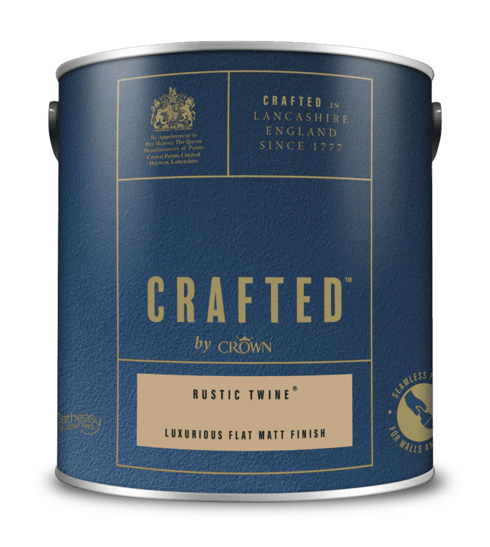 Crown Crafted Luxurious Flat Matt 2.5L - Rustic Twine