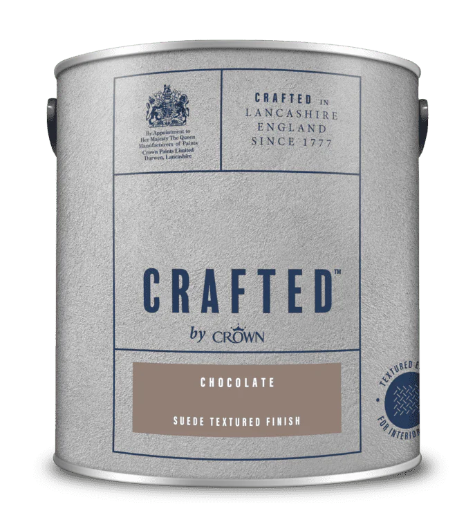 Crown Crafted Suede Textured 2.5L - Chocolate