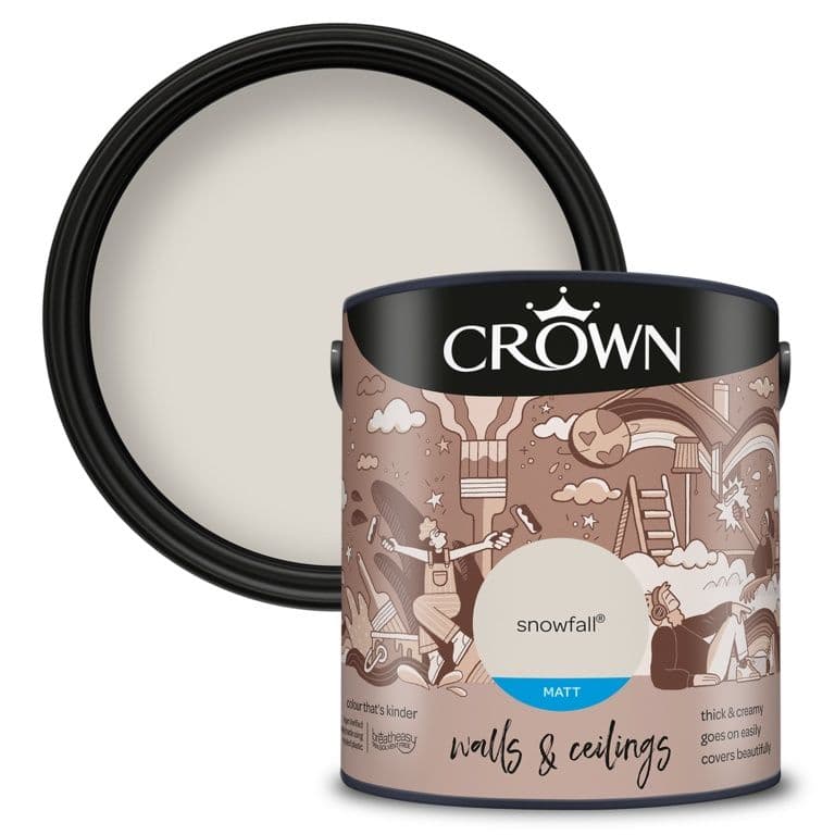 Crown Walls & Ceilings Matt 2.5L - Snowfall