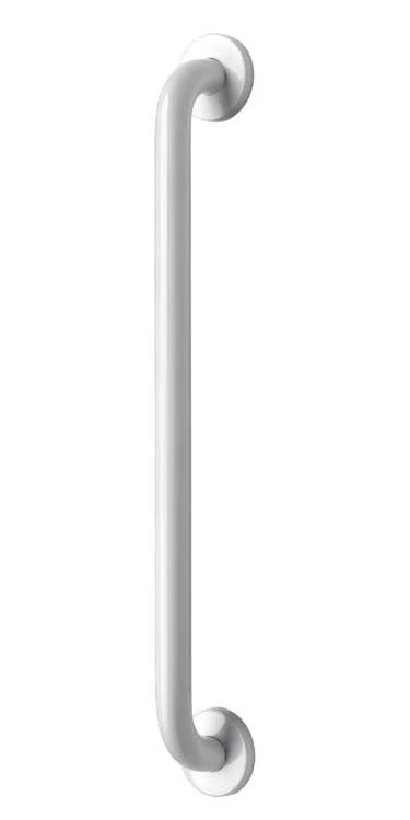 Croydex Straight Stainless Steel Grab Bar with Concealed Fixing - White 60cm
