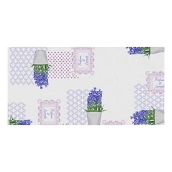 d-c-fix® Manhattan Tablecloth - Blue Lavender - 20m Roll x 140cm