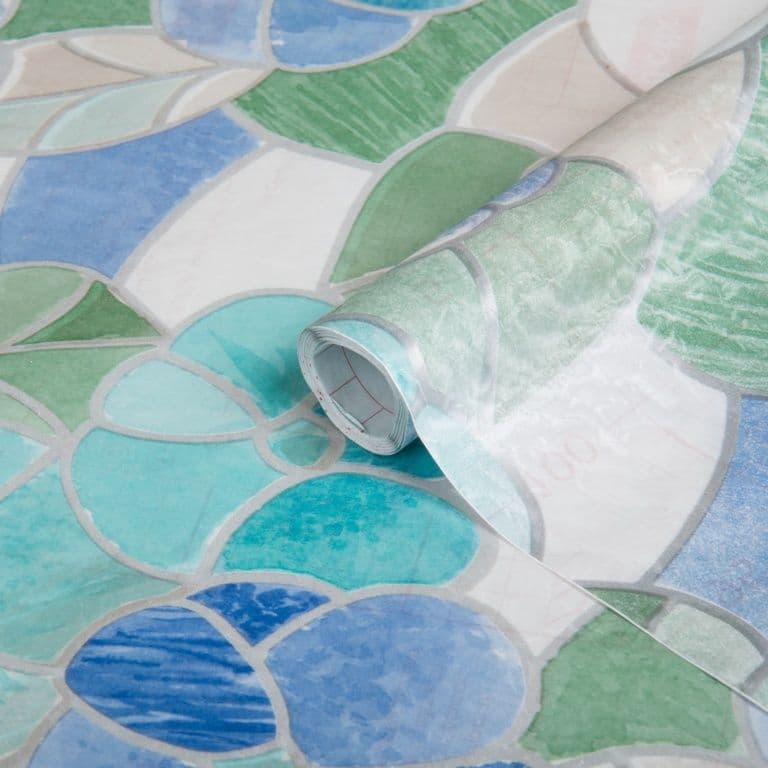 d-c-fix® Self Adhesive Film - Lisboa Blue - 45cm x 2m