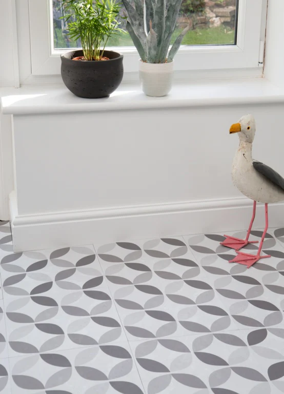 d-c-fix® Self Adhesive Floor Tiles 11 Piece - 1sqm Geometric