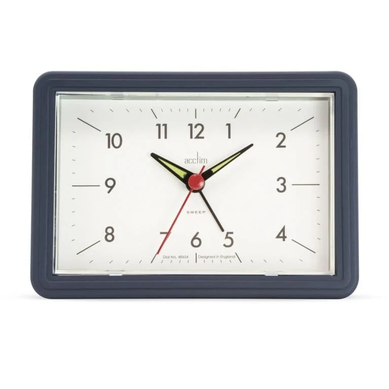 Drake Non Ticking Alarm - Suede Blue