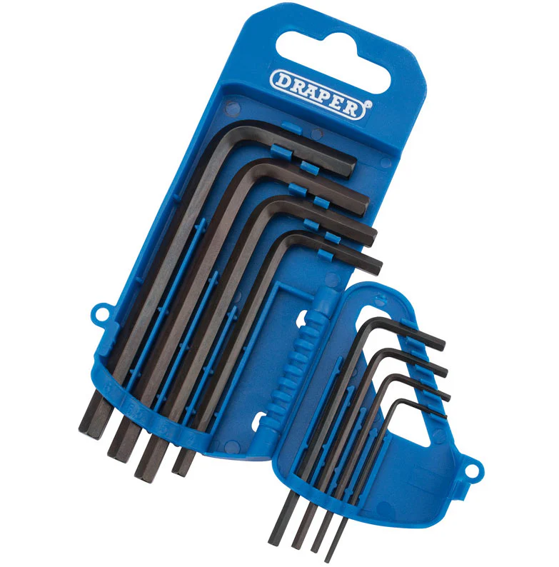 Draper Metric Hexagon Key Set Holder - 8 Piece