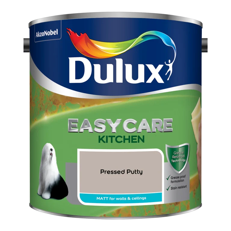 Dulux Easycare Kitchen Matt 2.5L - Pressed Putty
