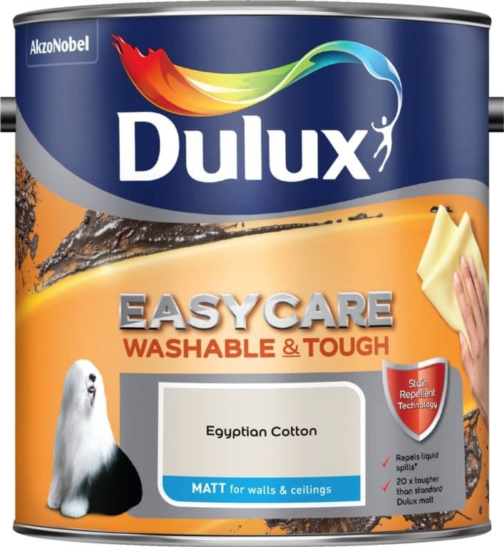 Dulux Easycare Matt 2.5L - Egyptian Cotton