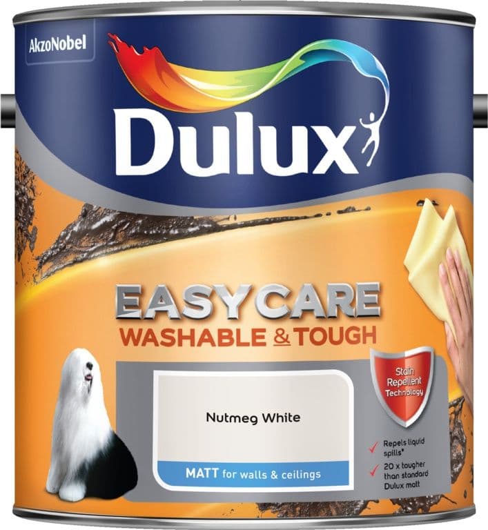 Dulux Easycare Matt 2.5L - Nutmeg White