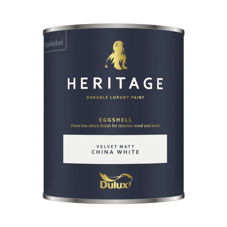 Dulux Heritage Eggshell 750ml - China White