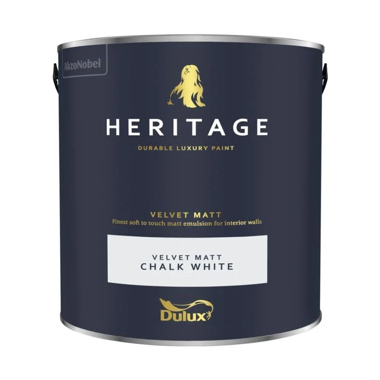 Dulux Heritage Matt 2.5L - Chalk White