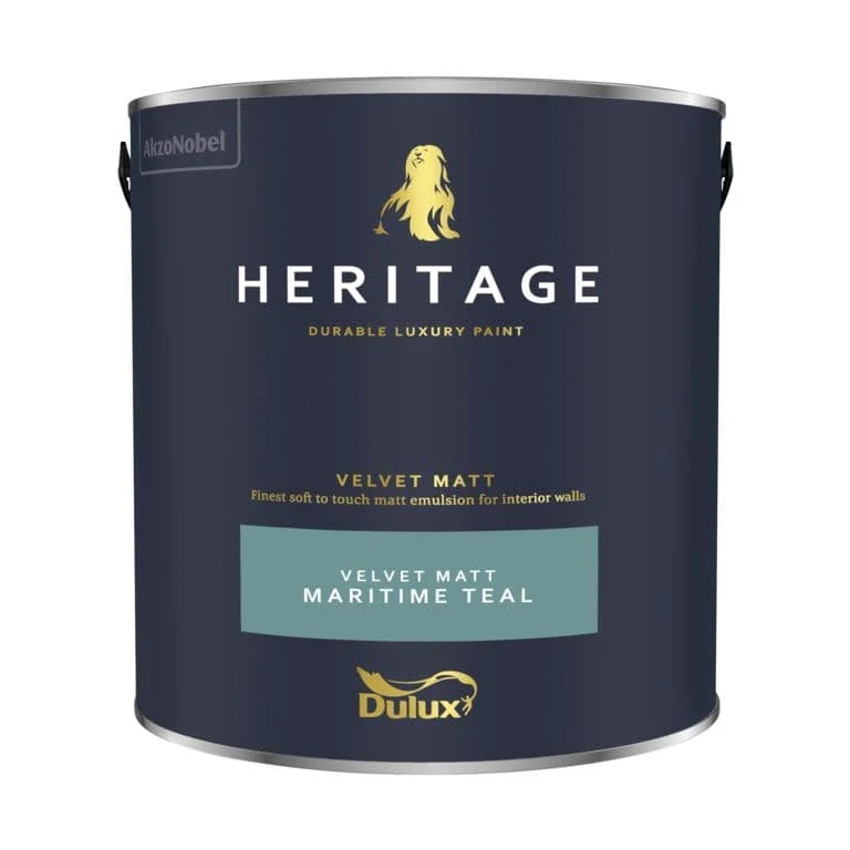 Dulux Heritage Matt 2.5L - Maritime Teal