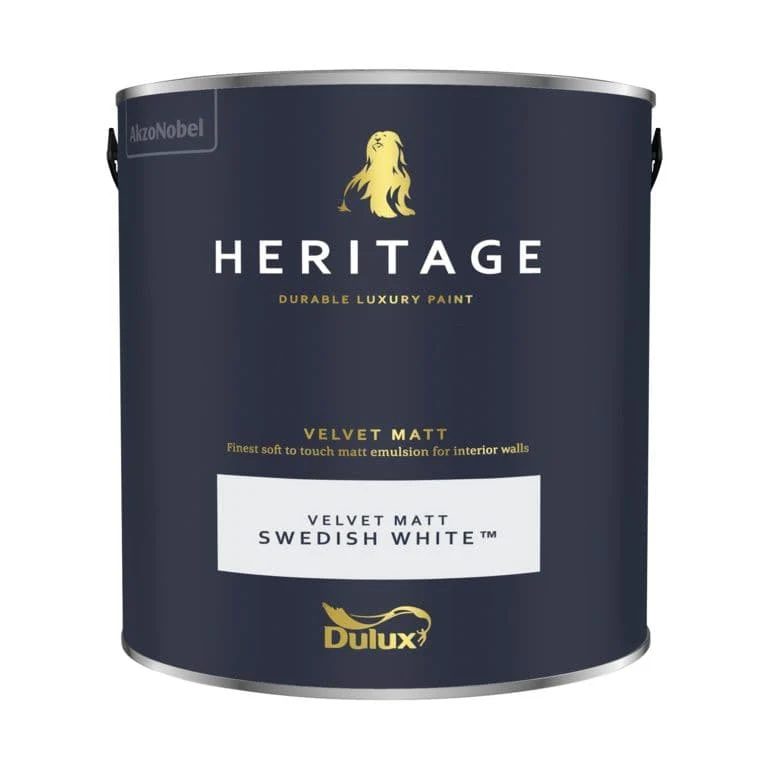 Dulux Heritage Matt 2.5L - Swedish White