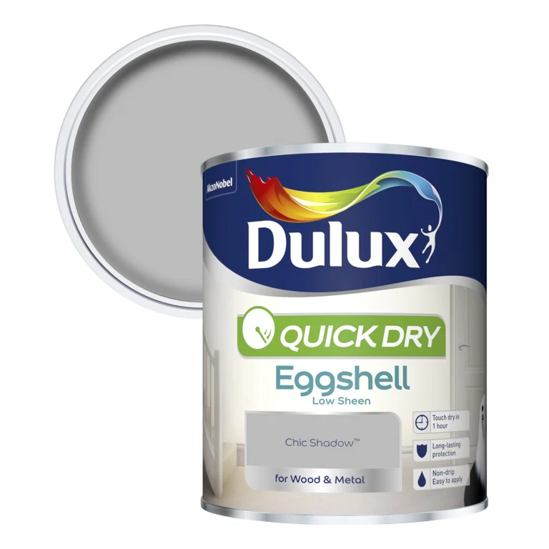 Dulux Quick Dry Eggshell 750ml - Chic Shadow