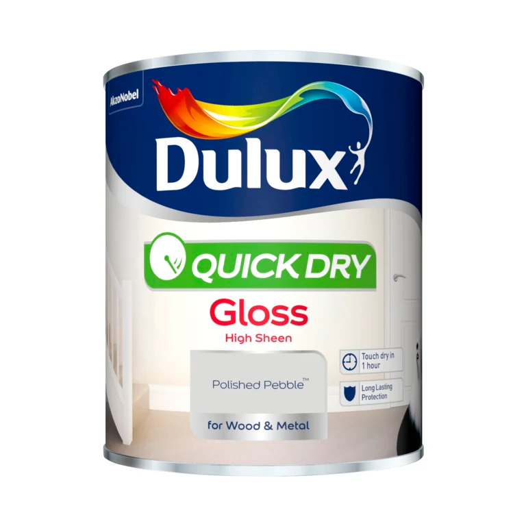 Dulux Quick Dry Gloss 750ml - Polished Pebble
