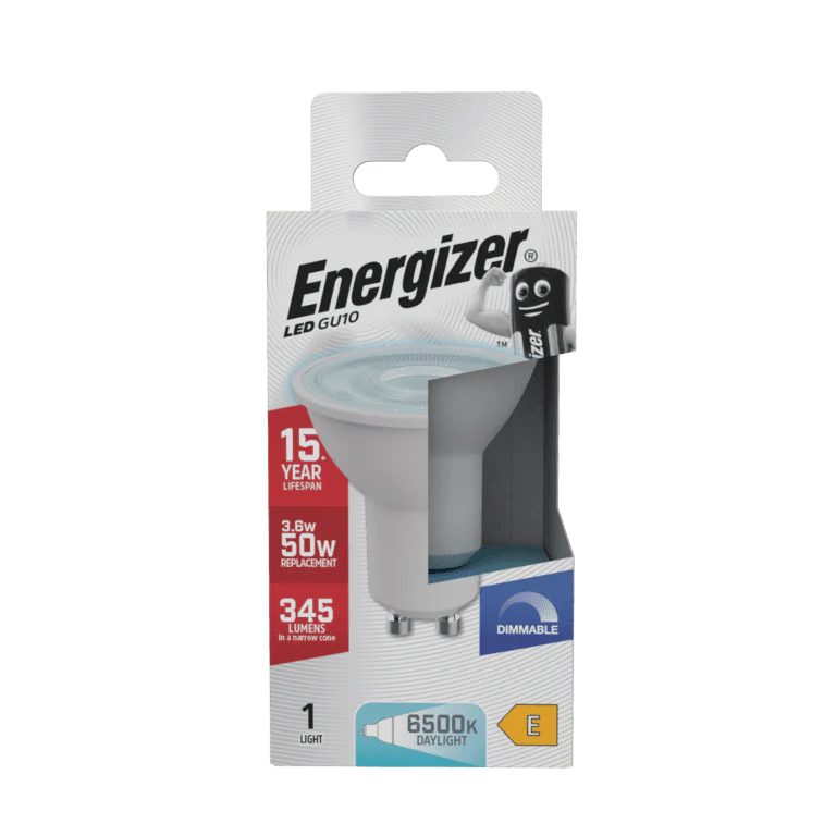 Energizer LED GU10 Dimmable 3.6w - 360lm