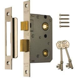 Era Bathroom Locks 64mm - Finish: Chrome Effect