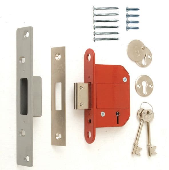 Era Fortress Mortice Deadlock - Satin 76mm