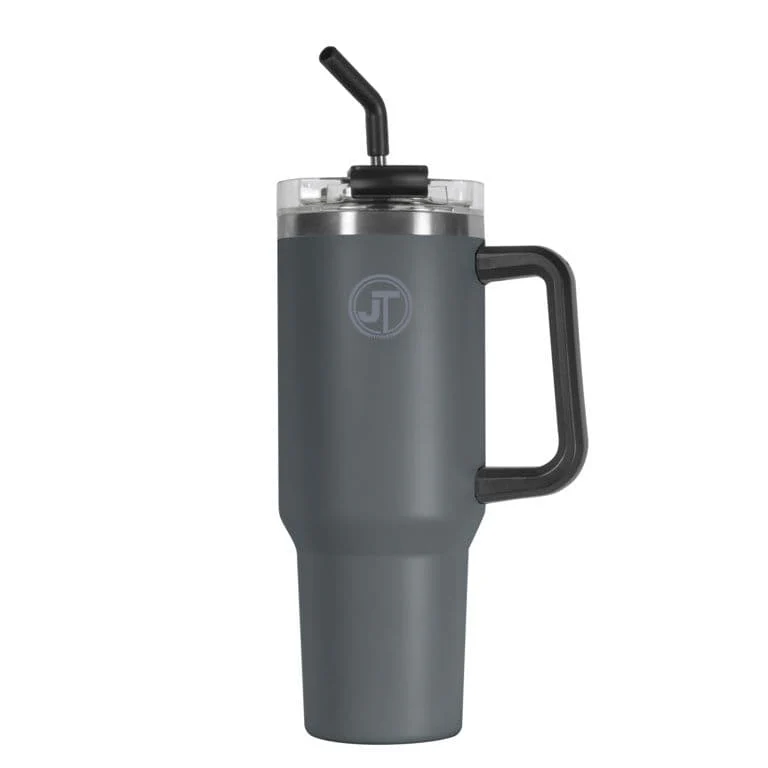 Eurosonic Double Walled Vacuum Mug With Handle - 40oz Grey