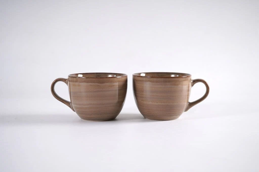Eurosonic XR Reactive Glaze Mug - 16oz Brown