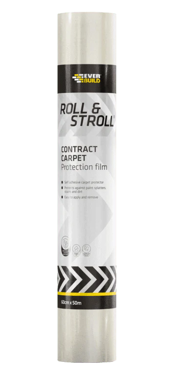 Everbuild Roll & Stroll Contract Carpet Protector Clear - 60cm x 50m