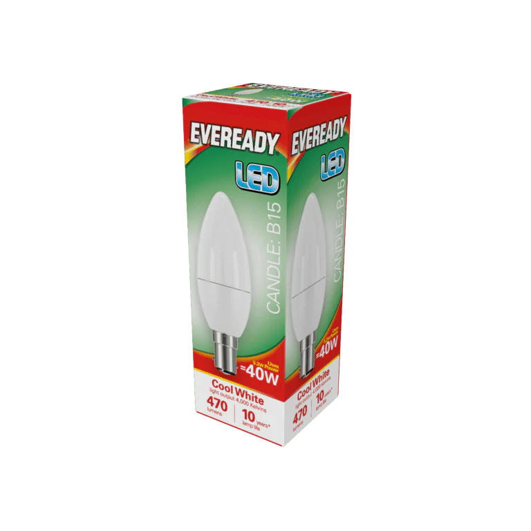 Eveready LED Candle - 40W 480lm B15