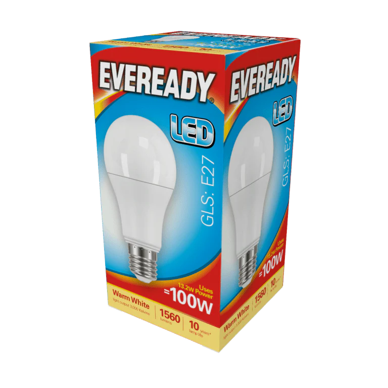 Eveready LED GLS 14w - 1521lm Warm White 3000k E27
