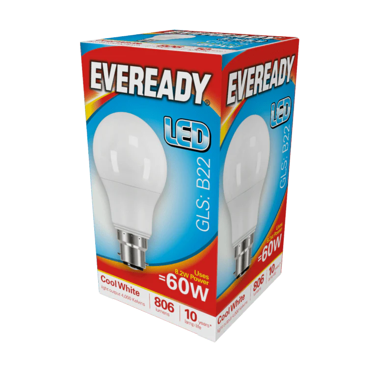 Eveready LED GLS - 60W 820lm B22