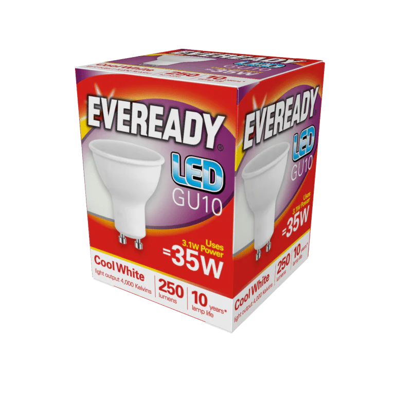 Eveready LED GU10 - 35W 250lm