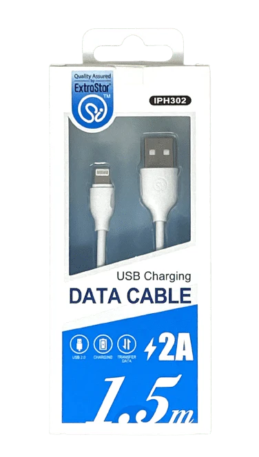 Extrastar USB Charging Cable Iphone White - 1.5m
