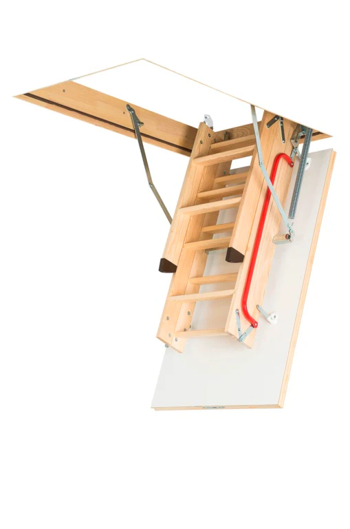 Fakro Wooden Folding Section Loft Ladder - 60 x 120cm