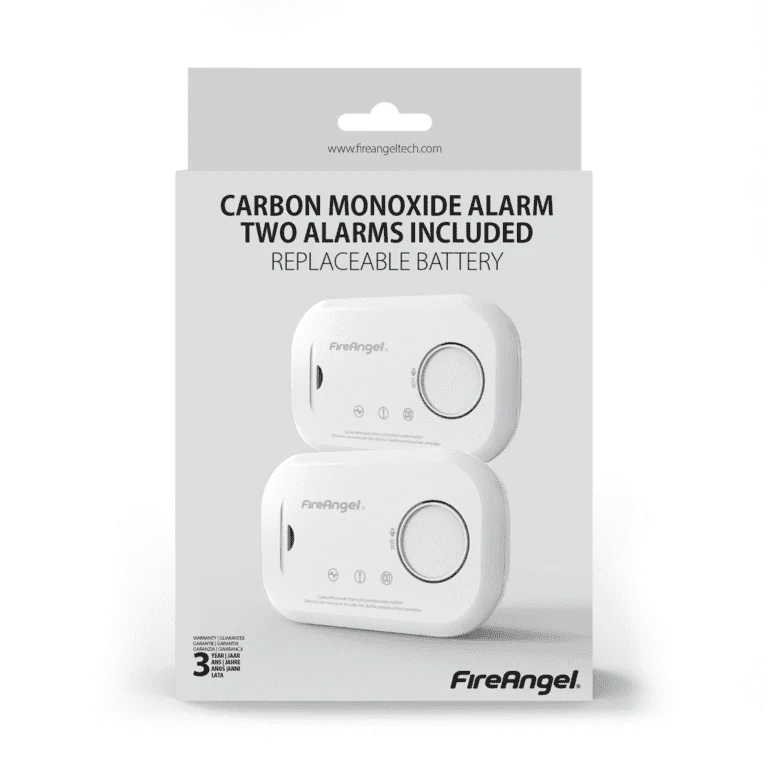 Fire Angel Carbon Monoxide Alarm Twin Pack - Replaceable Battery
